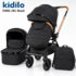 Uşaq arabası Kidilo D900 2in1, qara